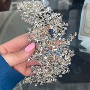 Swarovski crystal bridal headpiece